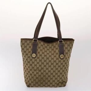 Gucci GG Web Charmy Tote Brown (GGXX065)